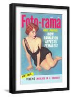 Men's Pulp Magazine Cover-null-Framed Art Print