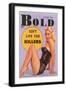 Men's Pulp Magazine Cover-null-Framed Art Print