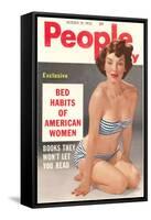 Men's Pulp Magazine Cover-null-Framed Stretched Canvas