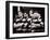 Men's Rugby Team Lined Up Prior to a Game, Paris, France-null-Framed Photographic Print