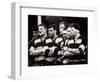 Men's Rugby Team Lined Up Prior to a Game, Paris, France-null-Framed Photographic Print