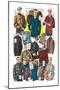 Men's Shirts, Sweaters, and Wind Breakers-null-Mounted Art Print