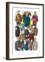 Men's Shirts, Sweaters, and Wind Breakers-null-Framed Art Print