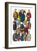 Men's Shirts, Sweaters, and Wind Breakers-null-Framed Art Print