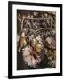 Men's Three Piece Suit, Detail with Floral Embroidery-null-Framed Giclee Print