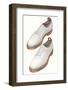 Men's White Bucks-Found Image Press-Framed Photographic Print