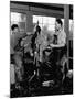 Men Scraping Clots of Hair from the Leather at the Tannery-John Phillips-Mounted Premium Photographic Print