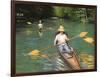 Men Sculling, 1877-Gustave Caillebotte-Framed Giclee Print