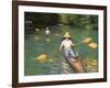 Men Sculling, 1877-Gustave Caillebotte-Framed Giclee Print