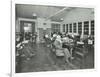 Men Sitting in the Library at Cedars Lodge Old Peoples Home, Wandsworth, London, 1939-null-Framed Photographic Print