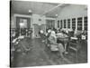 Men Sitting in the Library at Cedars Lodge Old Peoples Home, Wandsworth, London, 1939-null-Stretched Canvas