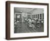 Men Sitting in the Library at Cedars Lodge Old Peoples Home, Wandsworth, London, 1939-null-Framed Photographic Print