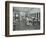 Men Sitting in the Library at Cedars Lodge Old Peoples Home, Wandsworth, London, 1939-null-Framed Photographic Print