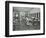 Men Sitting in the Library at Cedars Lodge Old Peoples Home, Wandsworth, London, 1939-null-Framed Photographic Print