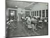 Men Sitting in the Library at Cedars Lodge Old Peoples Home, Wandsworth, London, 1939-null-Mounted Photographic Print