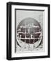 Men Standing in the Shield Used to Cut Rotherhithe Tunnel, Bermondsey, London, July 1907-null-Framed Premium Photographic Print