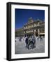 Men Talking in Front of the Town Hall in the Plaza Mayor, Salamanca, Castilla Y Leon, Spain-Tomlinson Ruth-Framed Photographic Print