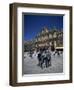 Men Talking in Front of the Town Hall in the Plaza Mayor, Salamanca, Castilla Y Leon, Spain-Tomlinson Ruth-Framed Photographic Print