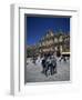 Men Talking in Front of the Town Hall in the Plaza Mayor, Salamanca, Castilla Y Leon, Spain-Tomlinson Ruth-Framed Photographic Print