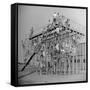 Men Training on the Trainasium Obstalce Coure-Bernard Hoffman-Framed Stretched Canvas