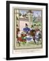 Men Travelling 1389-null-Framed Art Print