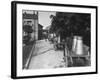 Men Waiting in Line at the Tipperary Co-Operative Creamery-William Vandivert-Framed Premium Photographic Print