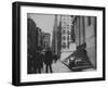 Men Walking by the Statue of George Washington on Wall St-Wallace G^ Levison-Framed Photographic Print