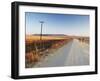 Men Walking on Dirt Road at Dawn, Winterton, Kwazulu-Natal, South Africa-Ian Trower-Framed Photographic Print