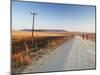 Men Walking on Dirt Road at Dawn, Winterton, Kwazulu-Natal, South Africa-Ian Trower-Mounted Photographic Print