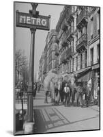 Men Walking the Tamed Elephants Down the Sidewalk-Yale Joel-Mounted Photographic Print