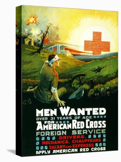 Men Wanted, 1918-null-Stretched Canvas
