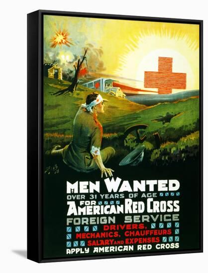 Men Wanted, 1918-null-Framed Stretched Canvas