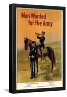 Men Wanted For The Army-null-Framed Poster