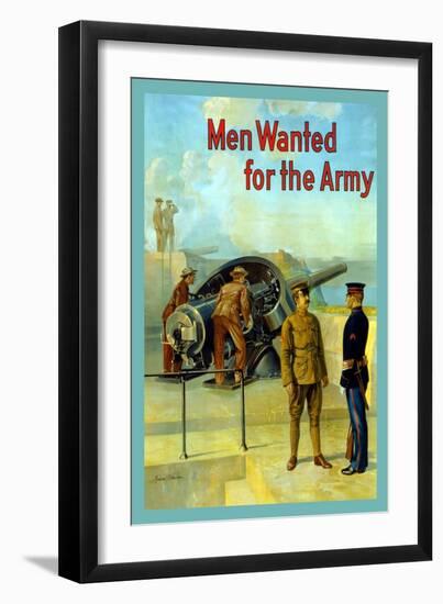 Men Wanted for The Army-null-Framed Art Print