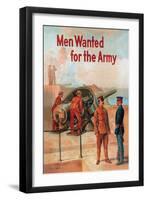 Men Wanted for the Army-Michael P. Whalen-Framed Art Print