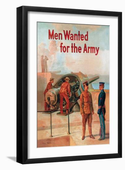 Men Wanted for the Army-Michael P. Whalen-Framed Art Print