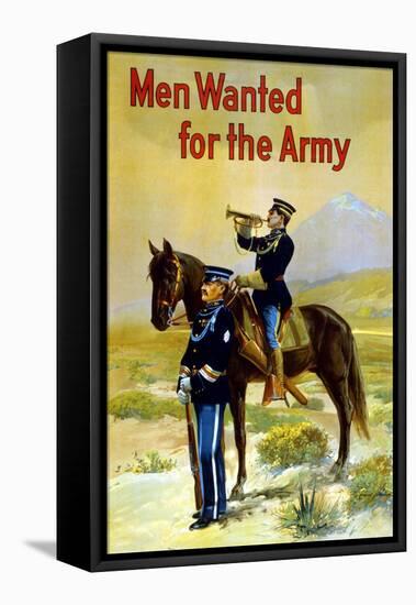 Men Wanted for the Army-null-Framed Stretched Canvas