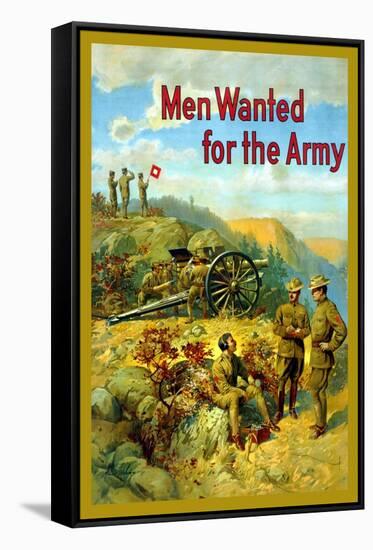 Men Wanted for The Army-null-Framed Stretched Canvas