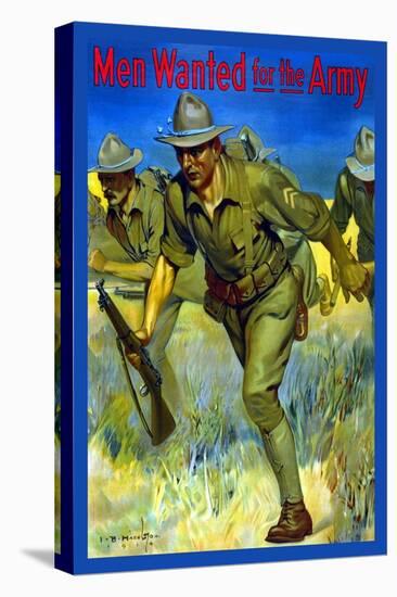 Men Wanted for the Army-Isaac Brewster Hazelton-Stretched Canvas