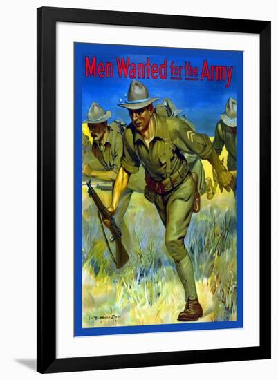 Men Wanted for the Army-Isaac Brewster Hazelton-Framed Art Print