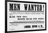 Men Wanted!-null-Framed Premium Giclee Print