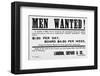 Men Wanted!-null-Framed Art Print