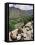 Men Watching Kalash Women Dancing, Spring Festival, Joshi, Bumburet Valley, Pakistan, Asia-Upperhall Ltd-Framed Stretched Canvas