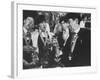 Men Wearing Special Tasters at Chevalier du Taste Vin Harvest Banquet-Carlo Bavagnoli-Framed Photographic Print