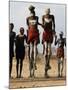 Men Wearing Traditional Body Paint in Nyangatom Village Dance, Omo River Valley, Ethiopia-Alison Jones-Mounted Photographic Print