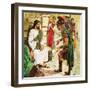 Men Who Came to Jesus: The Roman Soldier-Clive Uptton-Framed Giclee Print