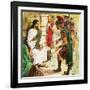 Men Who Came to Jesus: The Roman Soldier-Clive Uptton-Framed Giclee Print