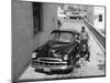 Men with a 1949 Customised Chevrolet, (C1949)-null-Mounted Photographic Print