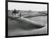 Men with Camel Traveling the Sahara Desert-null-Framed Photographic Print