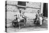 Men with Wheelbarrows, Vietnam, 20th Century-null-Stretched Canvas